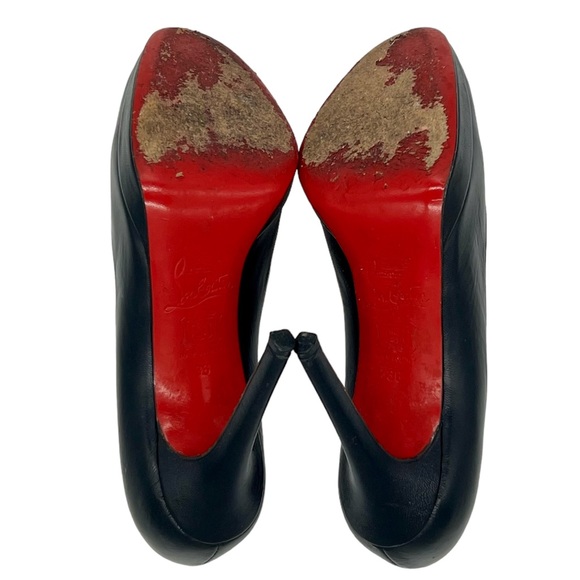 Christian Louboutin Nappa Leather Black Platform ‘New Simple‘ 100 Pumps Size 36 - Picture 6 of 7